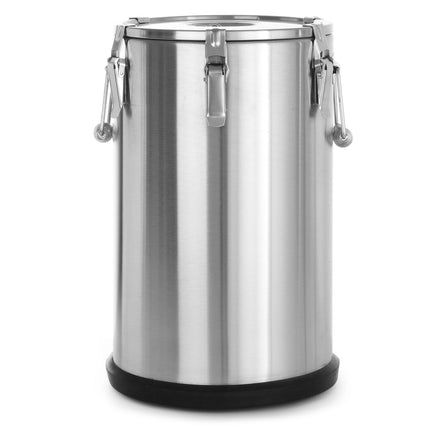 Container thermal steel thermos for food transport 35L - Hendi 71302