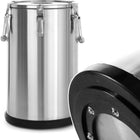 Container thermal steel thermos for food transport 35L - Hendi 71302