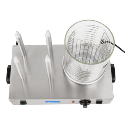 Glass cylinder for Hot Dogs Heating Royal Catering