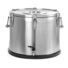 Container thermal steel thermos with food transport tap 50L - Hendi 710333