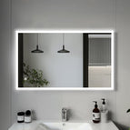 50 cm, pret miglošanos un aptumšojams / 100 x 60 cm ar skārienslēdzi