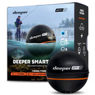 Deeper Smart Sonar Pro+ 2 zivju meklētājs eholote – ar dziļuma mērītāju un GPS raidītāju | Makšķerēšana ar kajaku, laivu vai zemledus makšķerēšana | ar bezmaksas lietotni