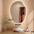 70 cm garums x 53 cm platums / 70 cm garums x 50 cm platums / Asimetrisks dizains