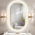 100 cm garums x 60 cm platums / M3097 Minhenes zelta (Bluetooth)