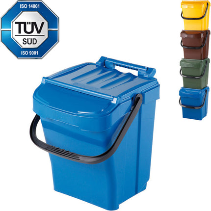 Trash container for sorting garbage URBA PLUS 40L - blue
