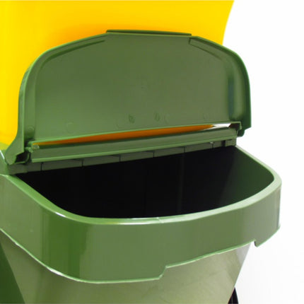 Trash container for sorting garbage URBA PLUS 40L - green