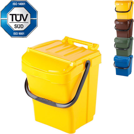 Trash container sorting waste URBA PLUS 40L - yellow
