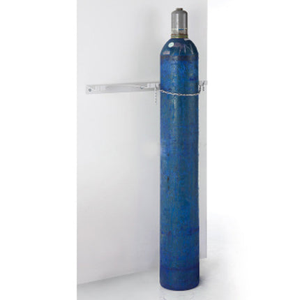 Wall holder for 1 gas cylinder fixing of gas cylinder to wall