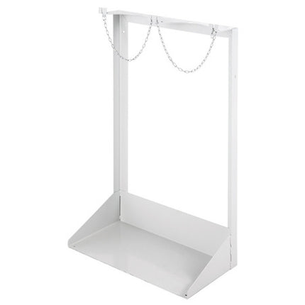 Safe base stand for 2 cylinders with technical gas