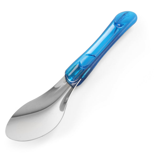 Hendi Steel ice cream spatula with blue tritan handle