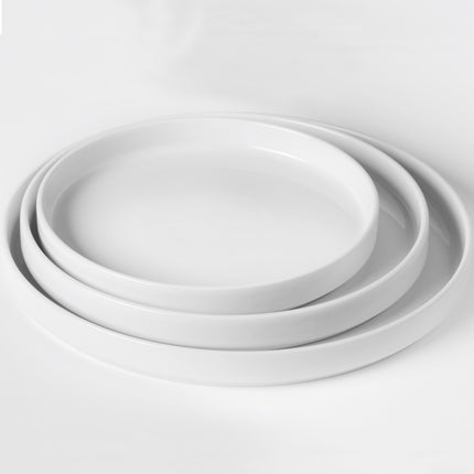 Hendi OSLO plate with high edge, white 200 x 25 mm - set of 6 pcs. – image 2