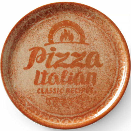 Duralex Recipe Collection Brick Red porcelain pizza plate, diameter. 31 cm - set of 6 pcs.