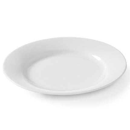 Plate OPTIMA white porcelain Wed. 240mm set of 12pcs. - Hendi 770870