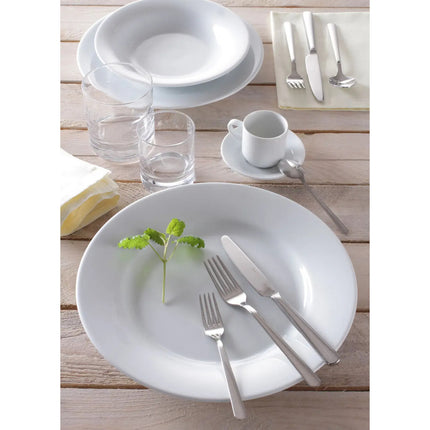 Room coffee cup OPTIMA white porcelain 90ml set of 12pieces - Hendi 770900
