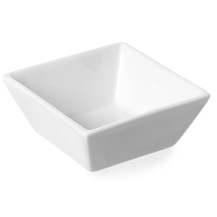 Cuadrado TAPAS MINI porcelain snack bowl set 6pcs - Hendi 784327