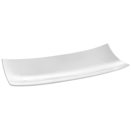 Decorative dish rectangular tray barKA 218x105mm white porcelain - Hendi 785546