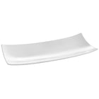 Decorative dish rectangular tray BARKA 352x146mm white porcelain - Hendi 785553