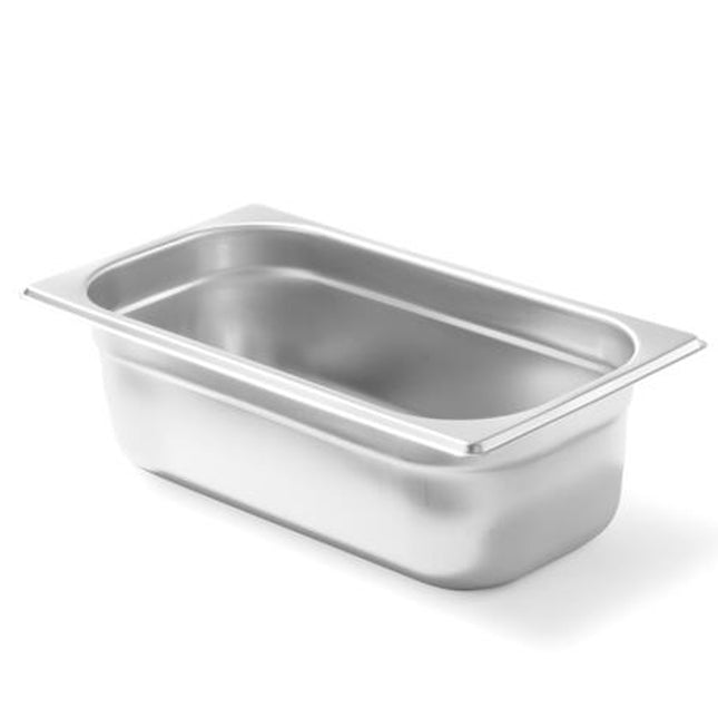 Container GN 1/3 100 mm stainless steel - Hendi 800430