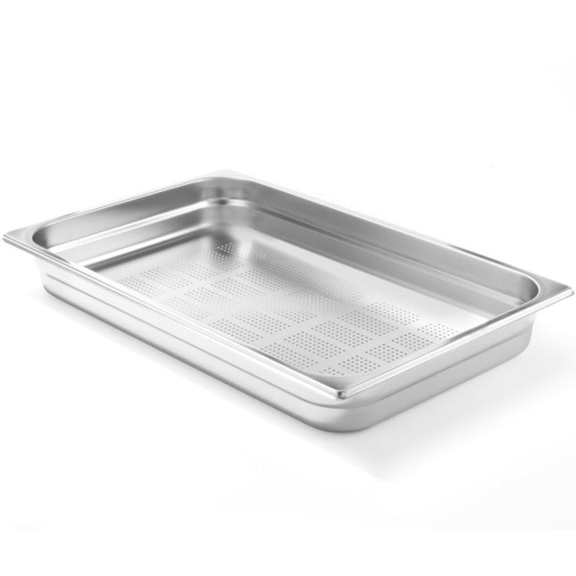 Hendi GN perforated bottom container stainless steel GN1/3 325x176mm height 65mm