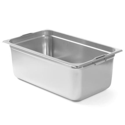 LG container with concealed handles stainless steel GN1/1 530x325mm height 200mm - Hendi 803202
