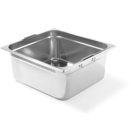 Container GN with concealed handles stainless steel GN2/3 354x325mm height 200mm - Hendi 803301