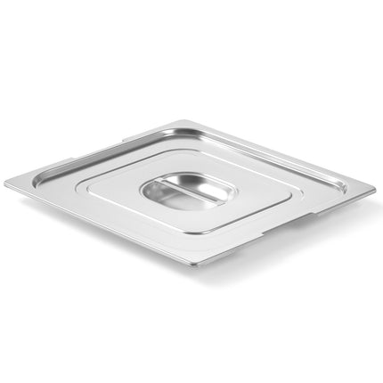 Cover for the GN Profi Line container with cutting on the GN2/3 handles 354x325mm stainless steel - Hendi 804216