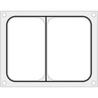 Hendi Form matrix for welding machine CAS CDS-01 for double tray 227x178 mm