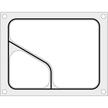 Hendi Form matrix for MCS welding machines for COLT 227x178 mm double tray
