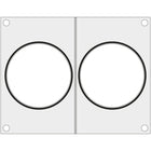 Hendi form plate for two soup containers 115 mm