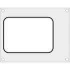 Hendi form plate welding mat without partitioning 187x137 mm