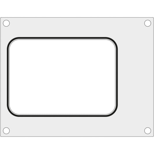 Hendi form plate welding mat without partitioning 187x137 mm
