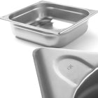 Container GN 2/3 Kitchen Line 65 mm steel - Hendi 806227