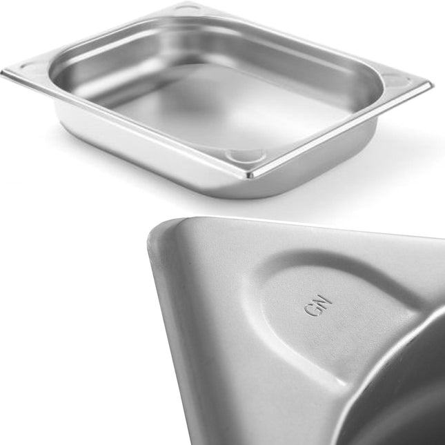 Container GN 1/2 steel Kitchen Line 65 mm - Hendi 806326
