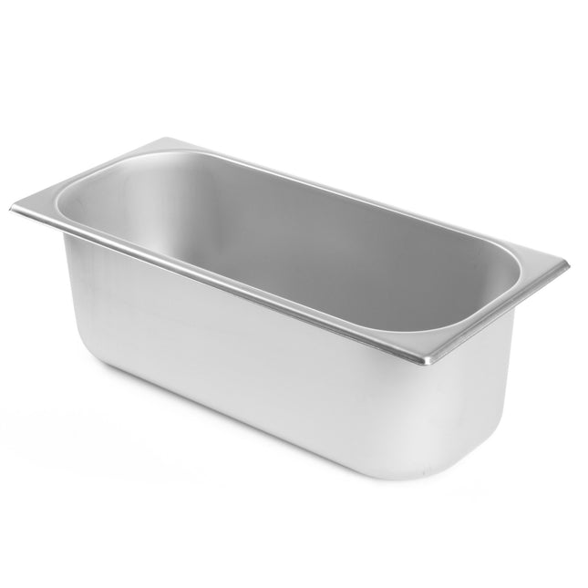 Cup for ice cream professional stainless steel 360x165x120mm capacity 5L - Hendi 807019