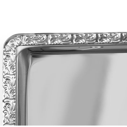 Rectangular steel tray with GN1/1 decorative edge - Hendi 807804