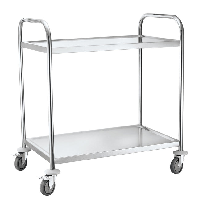 2-Spanish stainless steel trolley up to 100Kg - Hendi 810002