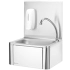 Washing sink for hands contactless knees made of stainless steel - Hendi 810309