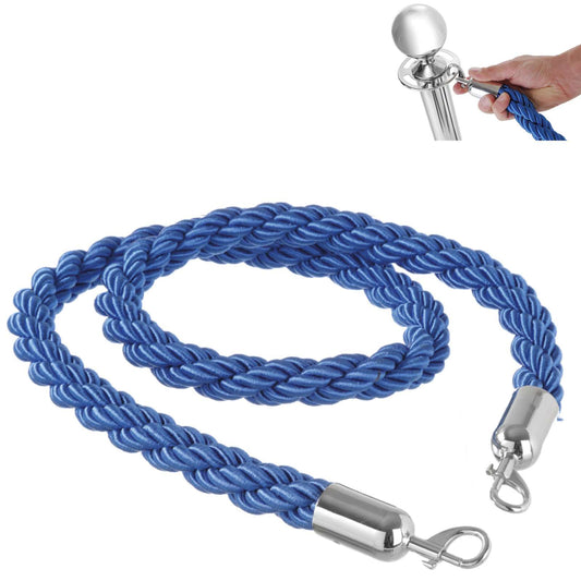 Hendi Line rope for bar barping blue with silver carabiners length 1.5m