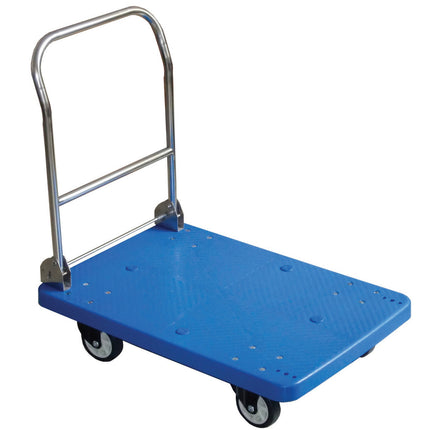 Transport platform cart with foldable handle 73x48cm up to 150kg