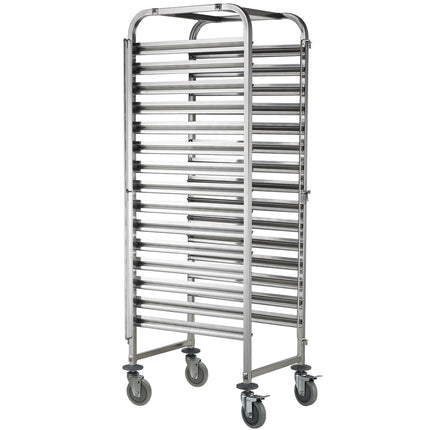 Steel trolley for transporting bakery plates 15 x 60x40cm - Hendi 810651