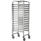 Steel trolley for transporting bakery plates 15 x 60x40cm - Hendi 810651