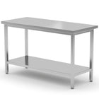Hendi Worktop table with central steel rack 100x70x85 cm