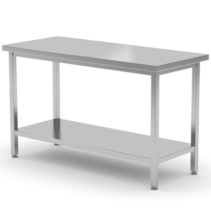 Hendi Worktop table with steel shelf 180x70x85 cm