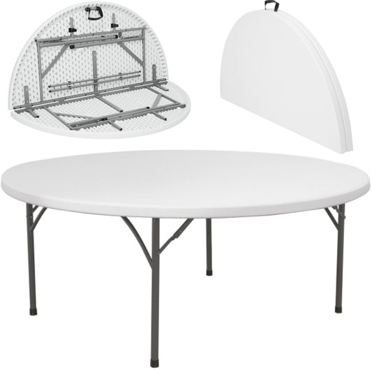 Hendi Round catering table up to 250 kg wed. 1500 x 740 mm
