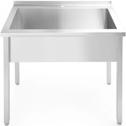 Hendi Pool dining sink Single compartment Budget Line STAL 800 x 600 x 850 mm – image 2