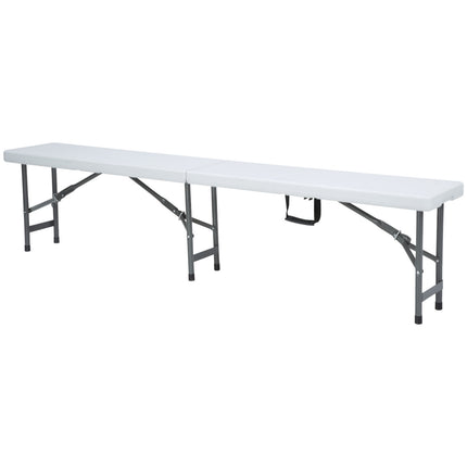 Hendi Catering bench foldable white 1830 x 300 x 430 mm – image 2