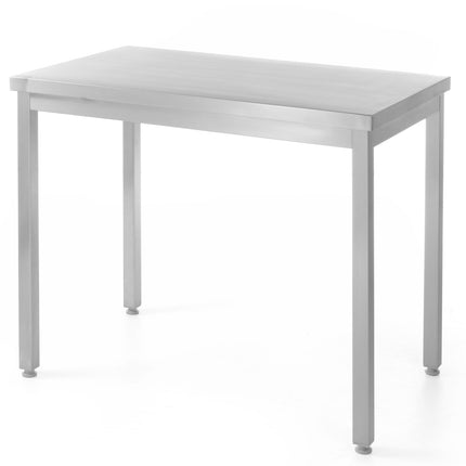 Worktop table for kitchen central steel 100x60cm - Hendi 811276