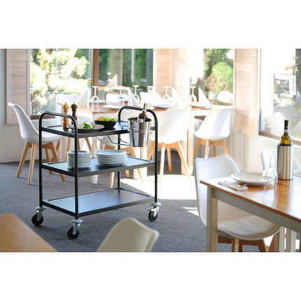 Hendi Caterer cart for serving 3-slice up to 150 kg black matt – image 3