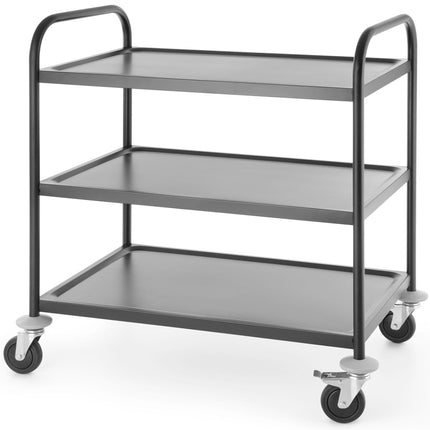 Hendi Caterer cart for serving 3-slice up to 150 kg black matt