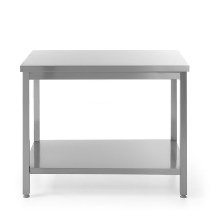 Central work table with shelf - twisted 1000 x 600cm Hendi 811511